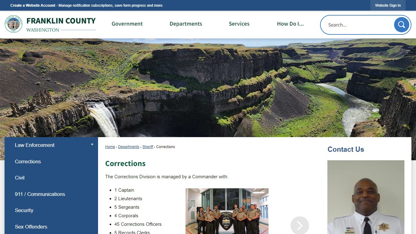 Corrections | Franklin County, WA